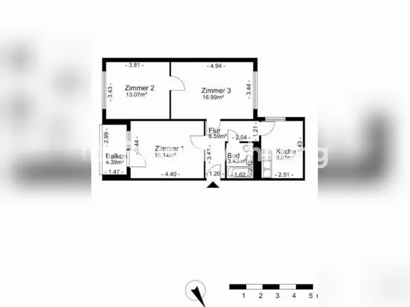 Tauschwohnung: 3-Zimmer-Wohnung in Treptow-Köpenick, 66 m² — photo 1
